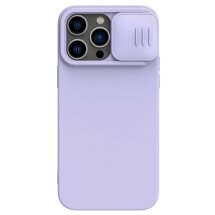 Захисний чохол NILLKIN CamShield Silky Magnetic Silicone Case для Apple iPhone 14 Pro Max - Purple: фото 1 з 14
