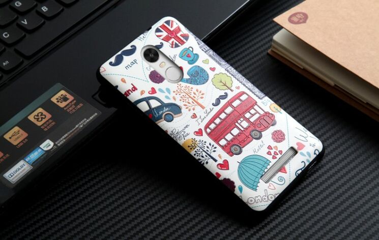Защитный чехол UniCase Color для Xiaomi Redmi Note 3 / Note 3 Pro - London City: фото 2 из 6