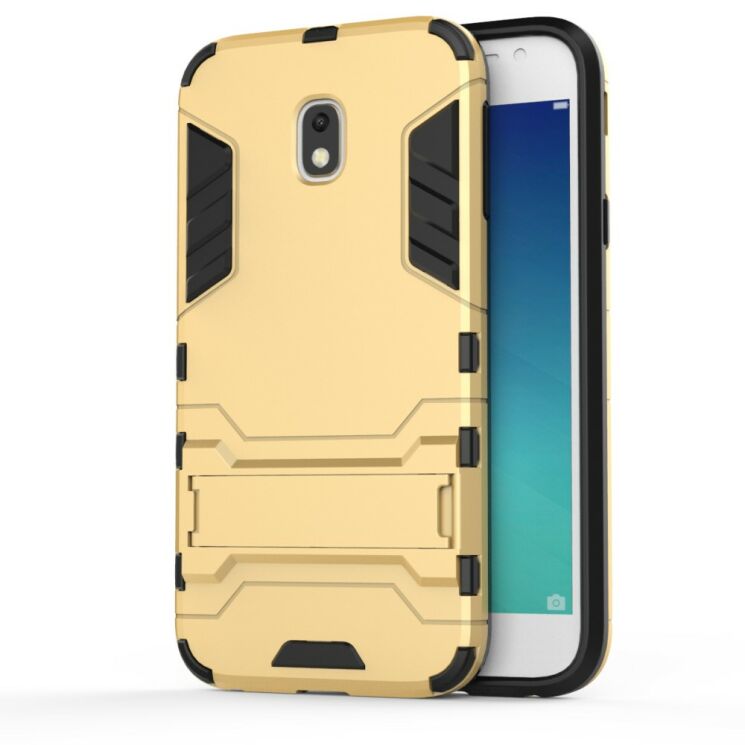 Защитный чехол UniCase Hybrid для Samsung Galaxy J3 2017 (J330) - Gold: фото 2 из 8