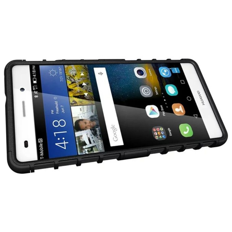 Захисний чохол UniCase Hybrid X для Huawei P9 Lite - Black: фото 5 з 5
