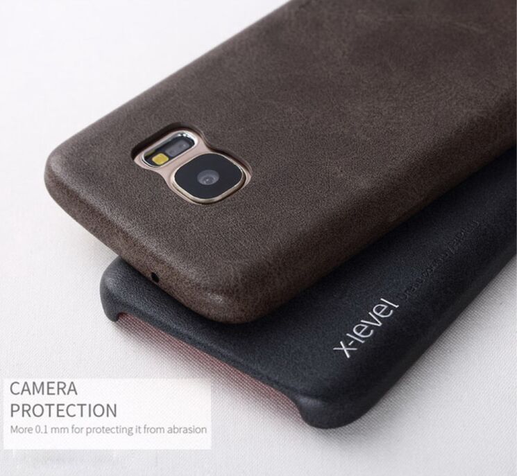 Защитный чехол X-LEVEL Vintage для Samsung Galaxy S7 (G930) - Brown: фото 9 из 14