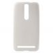Силиконовая накладка Deexe Slim Leather для Asus Zenfone 2 (ZE550ML) - White (AZ-4358W). Фото 1 з 6