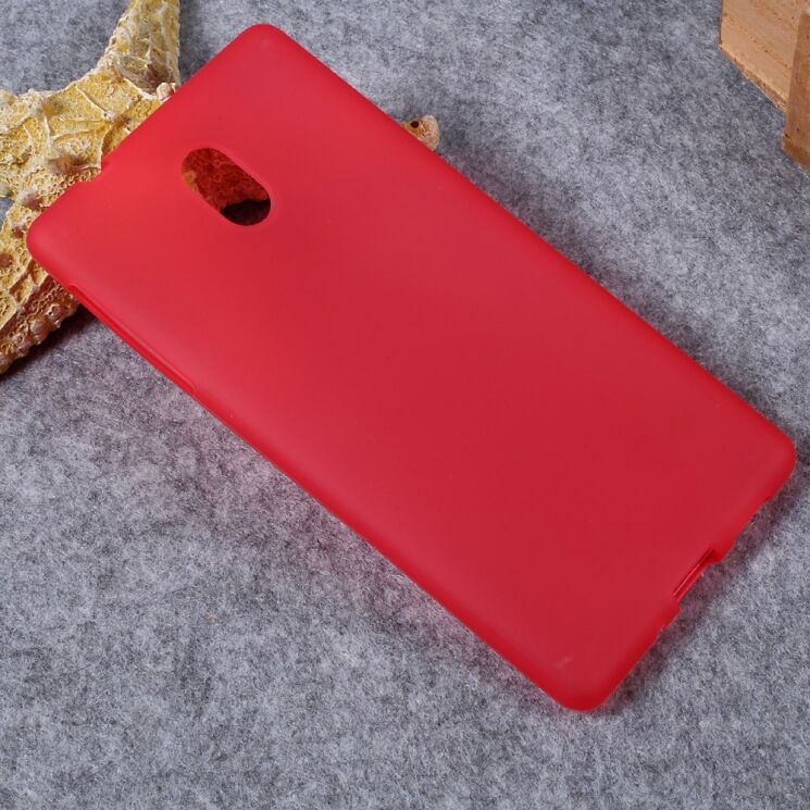 Силиконовый (TPU) чехол Deexe Soft Case для Nokia 3 - Red: фото 3 из 3