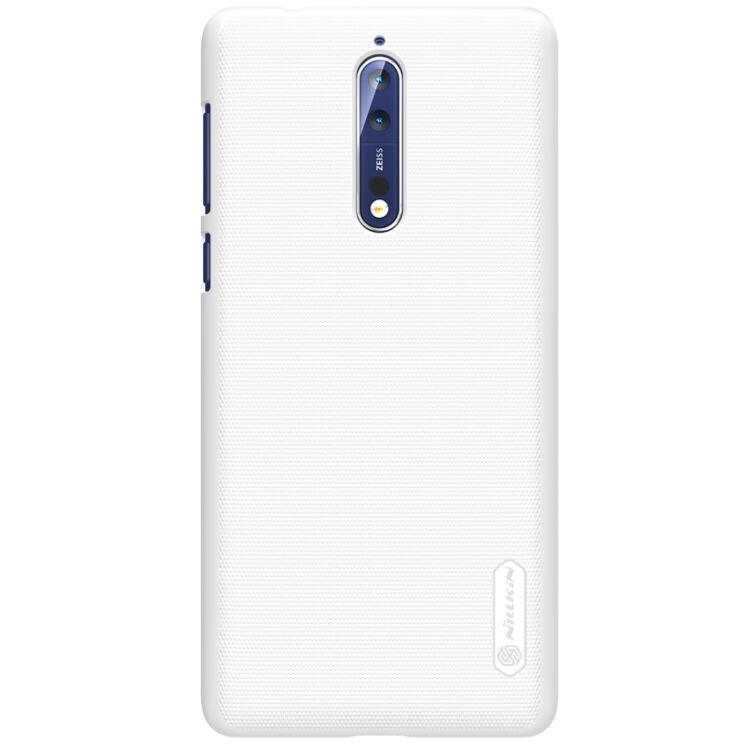 Пластиковий чохол NILLKIN Frosted Shield для Nokia 8 - White: фото 3 з 20