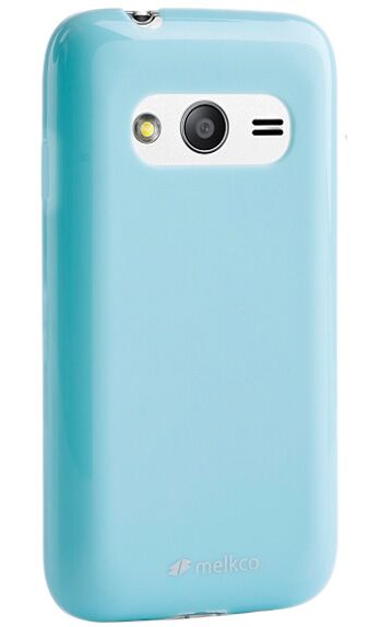 Силиконовая накладка Melkco Poly Jacket для Samsung Galaxy Ace 4 (G310/G313) - Light Blue: фото 1 з 2