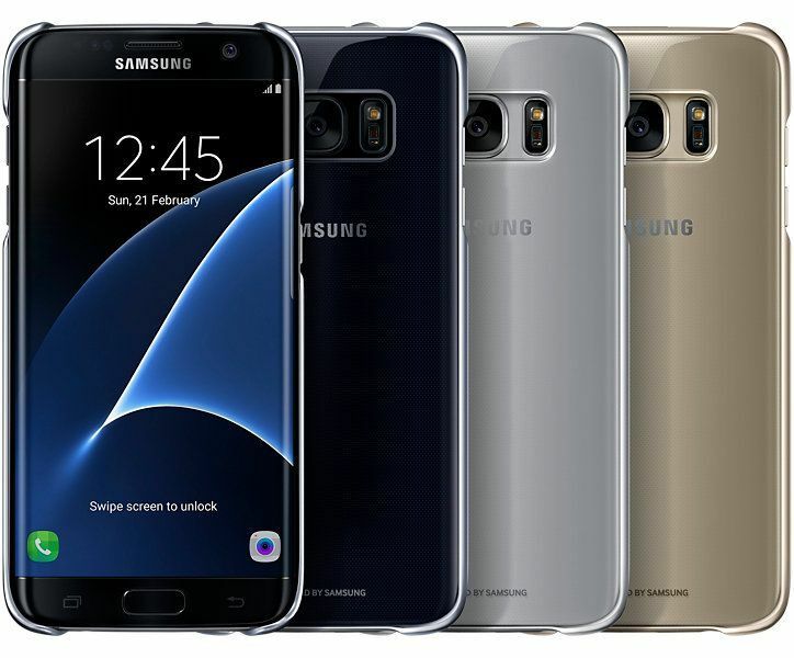 Накладка Clear Cover для Samsung Galaxy S7 edge (G935) EF-QG935CFEGRU - Gold: фото 6 з 6