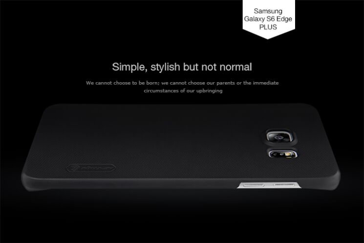 Пластиковая накладка NILLKIN Frosted Shield для Samsung Galaxy S6 edge+ (G928) - Gold: фото 9 из 17