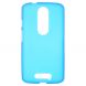 Силиконовая накладка Deexe Soft Case для Motorola Moto X Force - Blue: фото 1 из 6