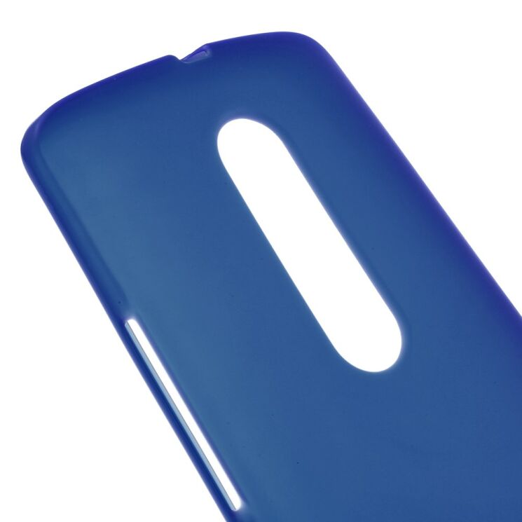 Силиконовая накладка Deexe Soft Case для Motorola Moto X Play - Blue: фото 3 з 6