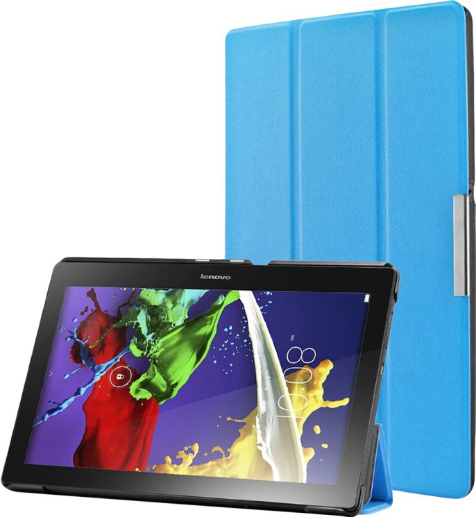 Чохол UniCase Slim для Lenovo Tab 2 A10-70 - Light Blue: фото 1 з 9