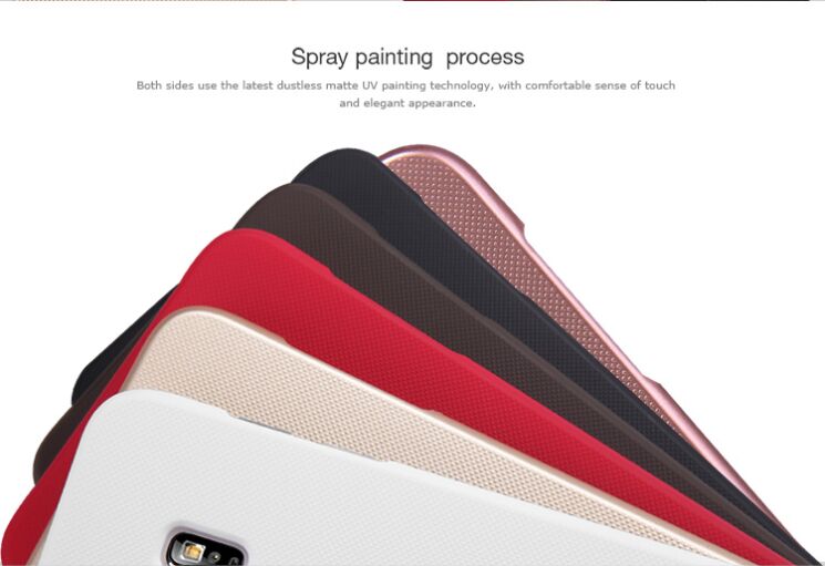 Пластиковая накладка NILLKIN Frosted Shield для Samsung Galaxy S6 edge+ (G928) - Red: фото 12 з 17