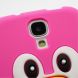 Силиконовая накладка Deexe Penguin Series для Samsung Galaxy S4 (i9500) - Pink (GS4-9585P). Фото 3 з 5