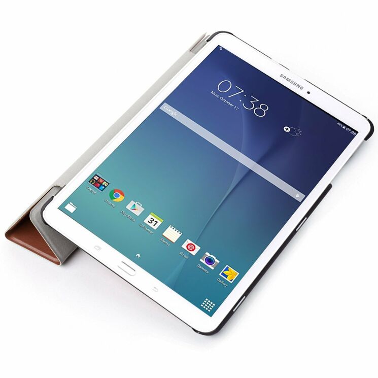 Чохол UniCase Slim Leather для Samsung Galaxy Tab A 8.0 (T350/351) - Brown: фото 4 з 13