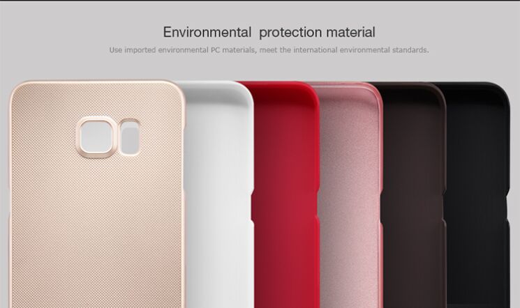 Пластиковая накладка NILLKIN Frosted Shield для Samsung Galaxy S6 edge+ (G928) - Gold: фото 11 з 17