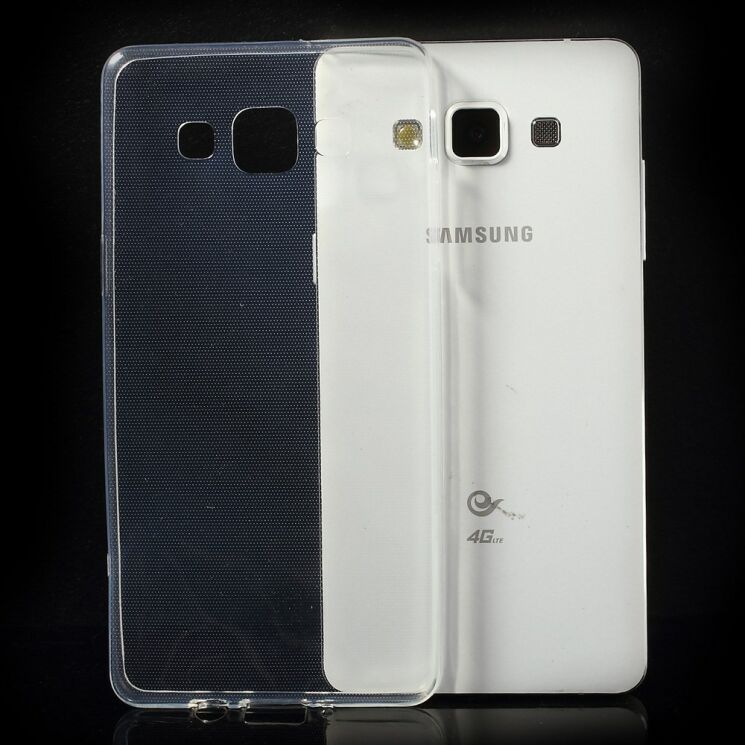 Силиконовая накладка Deexe Ultra Slim для Samsung Galaxy A5 (A500): фото 4 из 7