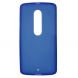 Силиконовая накладка Deexe Soft Case для Motorola Moto X Play - Blue (382152L). Фото 1 из 6