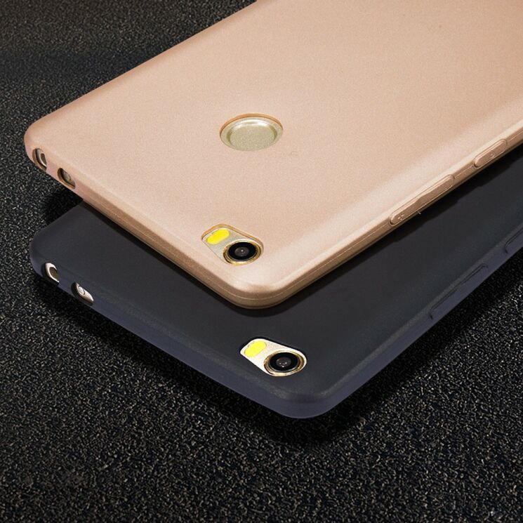 Силиконовый чехол X-LEVEL Matte для Xiaomi Mi Max - Gold: фото 3 из 8