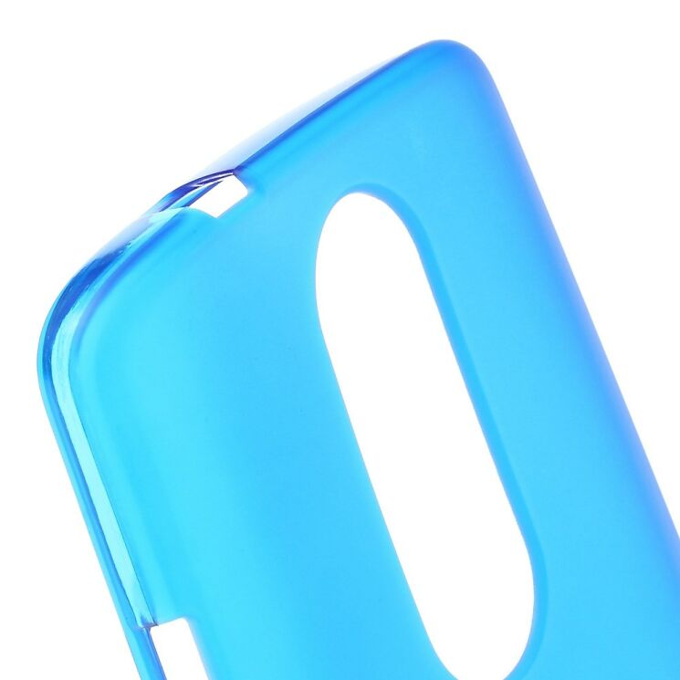 Силиконовая накладка Deexe Soft Case для Motorola Moto X Force - Blue: фото 4 из 6