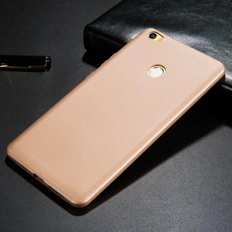 Силиконовый чехол X-LEVEL Matte для Xiaomi Mi Max - Gold: фото 4 из 8
