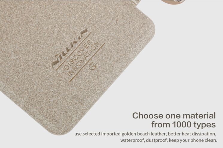 Чехол-книжка NILLKIN Sparkle Series для Meizu MX6 - Gold: фото 17 из 23