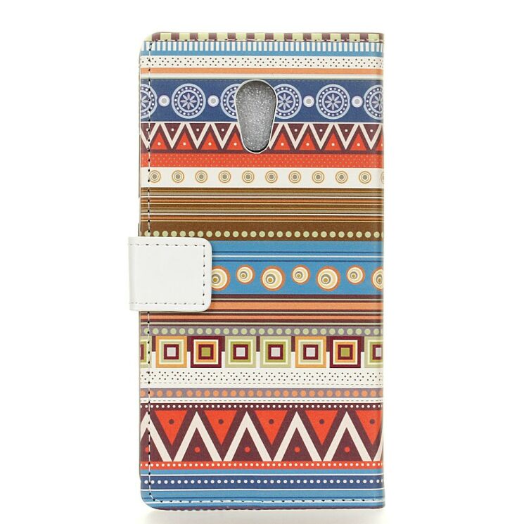 Чехол-книжка UniCase Color Wallet для Meizu M5s - Colorful Stripes: фото 2 из 6