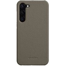 Шкіряний чохол MELKCO Leather Case для Samsung Galaxy S22 (S901) - Grey: фото 1 з 4