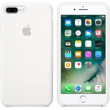 Оригинальный чехол Silicone Case для Apple iPhone 7 Plus / 8 Plus (MQGX2) - White: фото 1 из 3