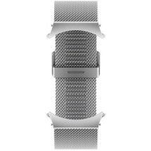 Оригинальный ремешок Milanese Band (M/L) для Samsung Galaxy Watch 4 / 4 Classic / 5 / 5 Pro / 6 / 6 Classic (GP-TYR870SAASU) - Silver: фото 1 из 3