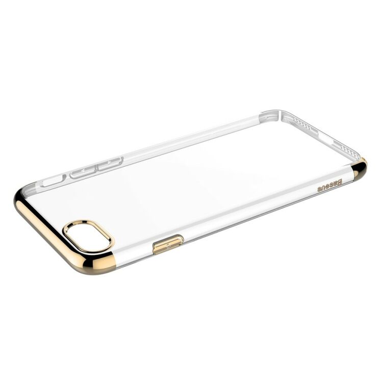 Пластиковый чехол BASEUS Glitter Series для iPhone 7 / iPhone 8 - Gold: фото 8 из 13