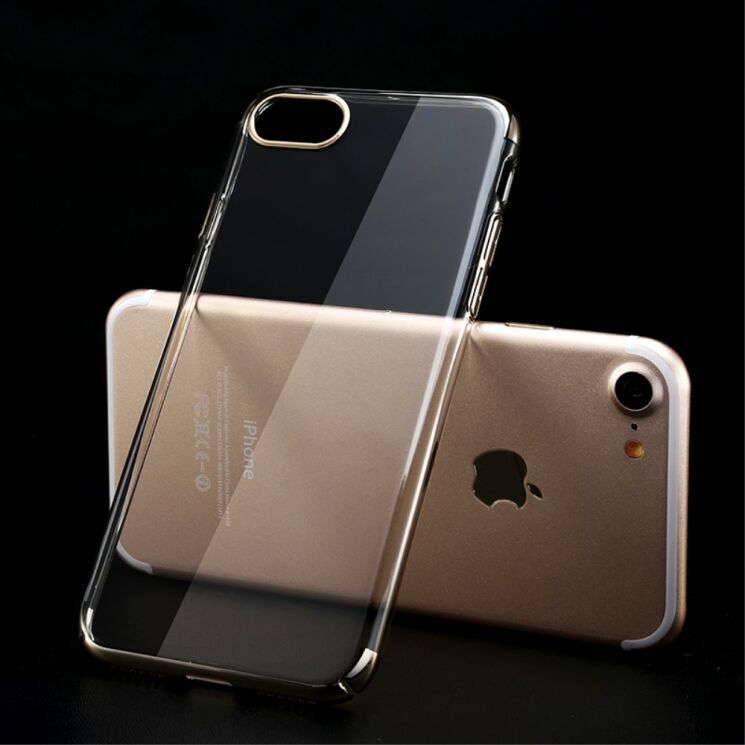 Пластиковый чехол BASEUS Glitter Series для iPhone 7 / iPhone 8 - Gold: фото 11 из 13