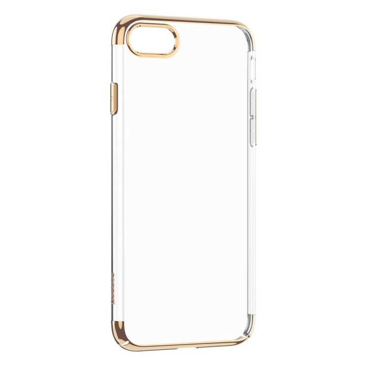 Пластиковый чехол BASEUS Glitter Series для iPhone 7 / iPhone 8 - Gold: фото 6 из 13