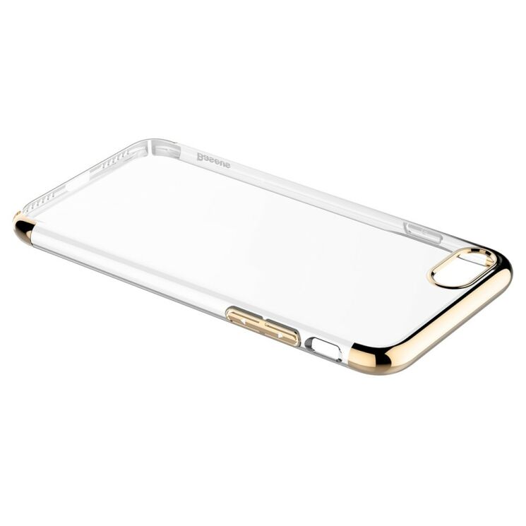 Пластиковый чехол BASEUS Glitter Series для iPhone 7 / iPhone 8 - Gold: фото 7 из 13