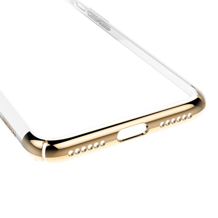 Пластиковый чехол BASEUS Glitter Series для iPhone 7 / iPhone 8 - Gold: фото 10 из 13