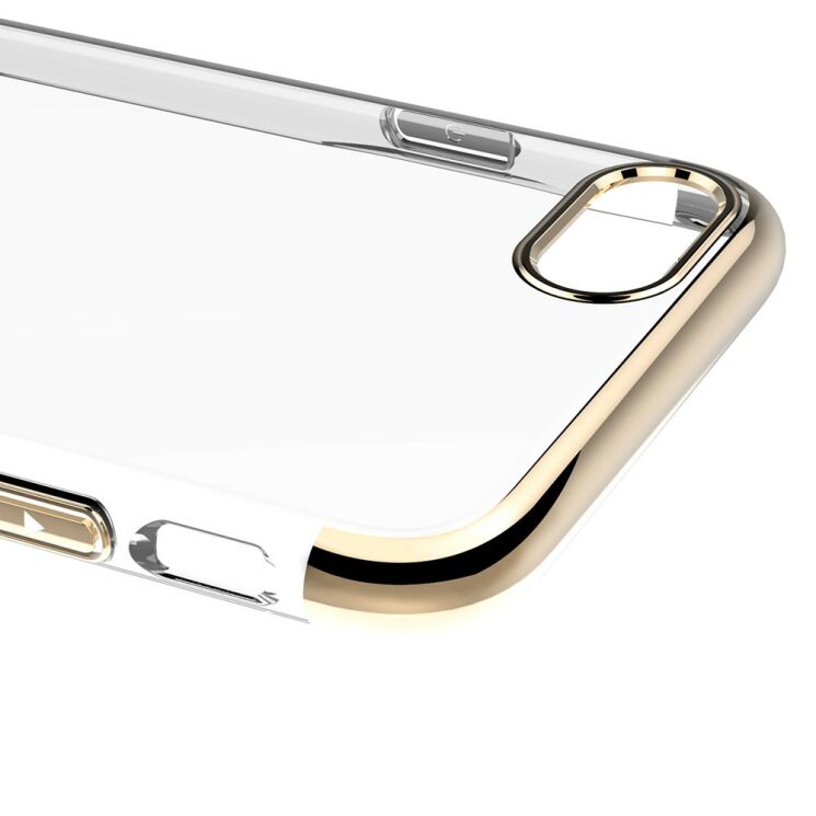 Пластиковый чехол BASEUS Glitter Series для iPhone 7 / iPhone 8 - Gold: фото 9 из 13