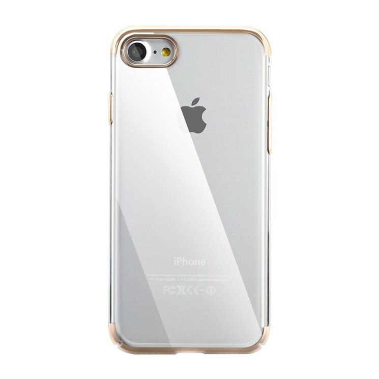 Пластиковий чохол BASEUS Glitter Series для iPhone 7 / iPhone 8 - Gold: фото 3 з 13