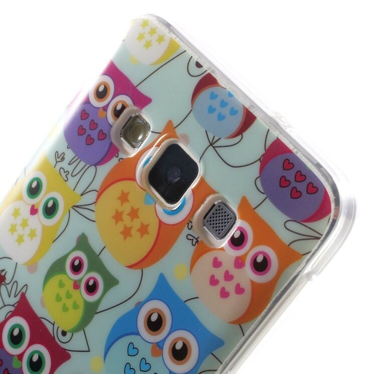Силиконовая накладка Deexe Owl Pattern для Samsung Galaxy A3 (A300) - Owl's on a Branch: фото 6 из 7