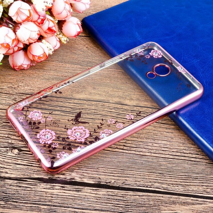 Силіконовий (TPU) чохол Deexe Shiny Cover для Meizu M5 Note - Rose Gold: фото 5 з 6