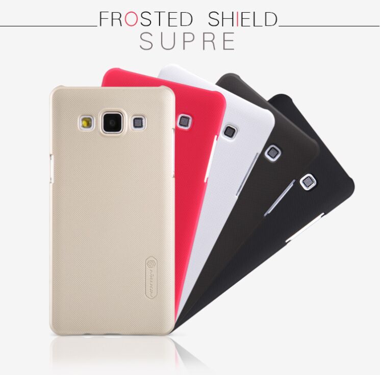 Захисна накладка Nillkin Super Frosted Shield для Samsung Galaxy A5 (A500) - Black: фото 7 з 11