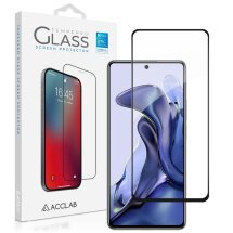 Защитное стекло ACCLAB Full Glue для Xiaomi 11T / 11T Pro - Black: фото 1 из 6