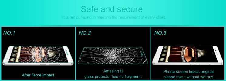 Защитное стекло NILLKIN Amazing H для Lenovo Vibe K5 Note: фото 10 из 14