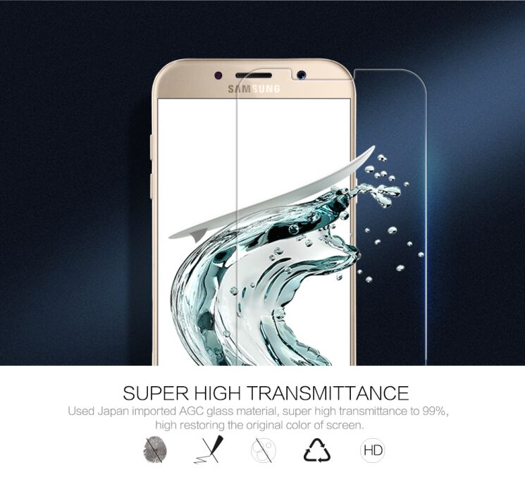 Защитное стекло NILLKIN Amazing H+ PRO для Samsung Galaxy A7 2017 (A720): фото 6 из 12