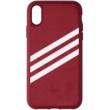Защитный чехол Adidas 3-Stripes Snap для Apple iPhone XR - Maroon Red: фото 1 из 8