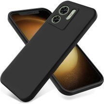 Захисний чохол Deexe Silicone Case для Motorola Edge 40 - Black: фото 1 з 8