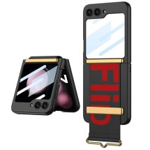 Захисний чохол GKK Strap Cover для Samsung Galaxy Flip 5 - Black: фото 1 з 8
