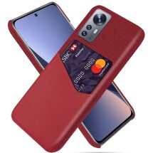 Захисний чохол KSQ Business Pocket для Xiaomi 12 Pro - Red: фото 1 з 4