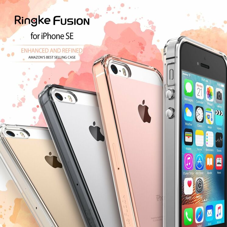 Защитный чехол RINGKE Fusion для iPhone 5/5S/SE - Transparent: фото 2 из 6