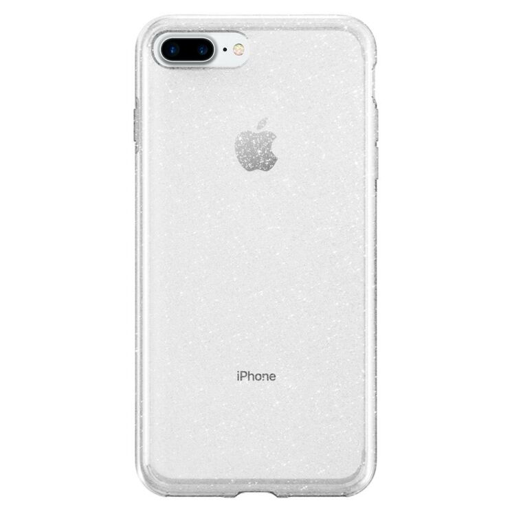 Защитный чехол Spigen SGP Liquid Crystal Glitter для Apple iPhone SE 2 / 3 (2020 / 2022) / iPhone 8 / iPhone 7 - Crystal Quartz: фото 2 из 4