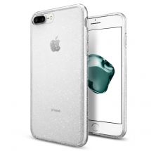 Защитный чехол Spigen SGP Liquid Crystal Glitter для Apple iPhone SE 2 / 3 (2020 / 2022) / iPhone 8 / iPhone 7 - Crystal Quartz: фото 1 из 4
