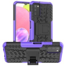 Защитный чехол UniCase Hybrid X для Samsung Galaxy A03s (A037) - Purple: фото 1 из 11