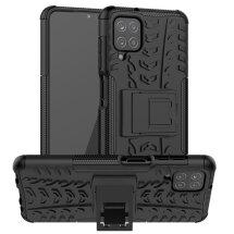 Защитный чехол UniCase Hybrid X для Samsung Galaxy A12 (A125) / A12 Nacho (A127) / M12 (M127) - Black: фото 1 из 10